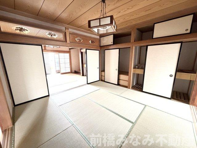 【中古平屋】玉村町下新田　３DK＋Sの和室|和室ならではの温かな和の空間で寛ぎの時間を過ごせます