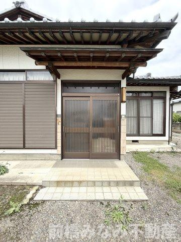 【中古平屋】玉村町下新田　３DK＋Sの玄関|ゆったりとした玄関です