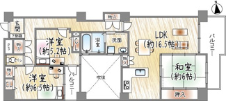 【間取り】 | ベルク豊中宮山 | 3LDK