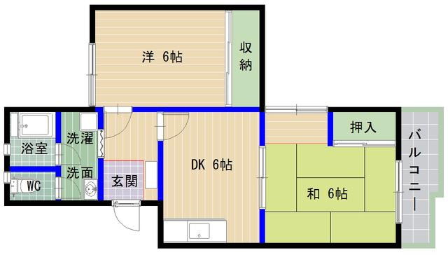 タワーズ唐原の間取り