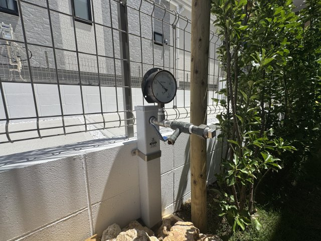 うるま市江洲（全10棟）G号棟の設備|G号棟　外水栓♪