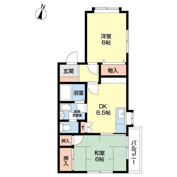 グルックアオバの間取り