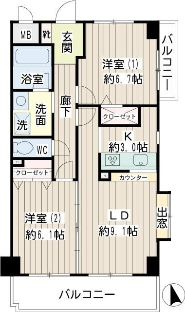 横浜市神奈川区羽沢町の賃貸マンション