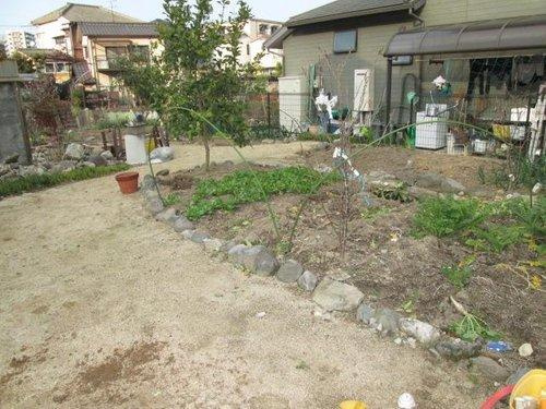 別府市朝見二丁目の庭