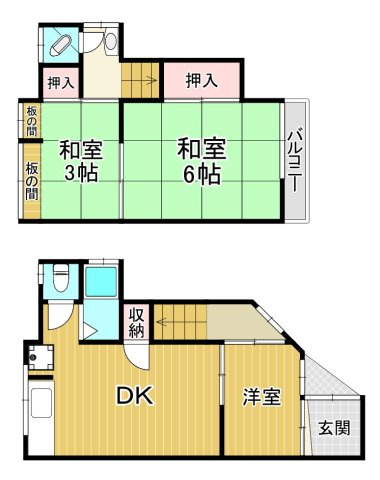 【間取り】 | 新森7丁目貸家