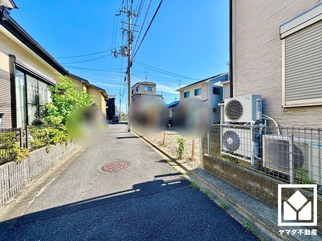 伏見区深草野手町の前面道路含む現地写真