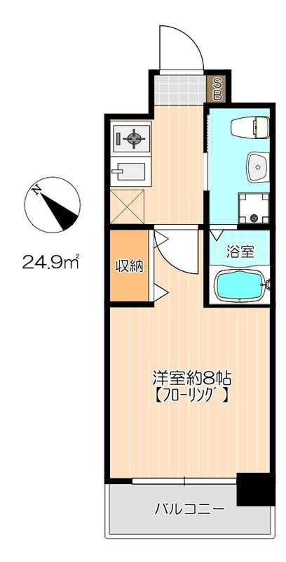 ストリクト井尻の間取り