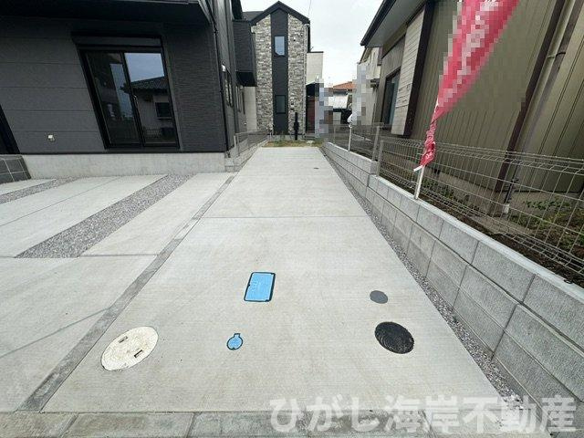 茅ヶ崎市柳島２丁目　新築戸建　全２棟の駐車場|駐車スペース