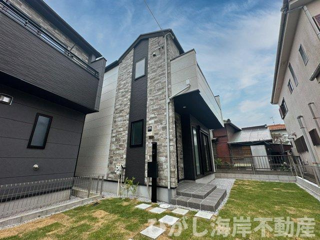 茅ヶ崎市柳島２丁目　新築戸建　全２棟の外観|現地外観