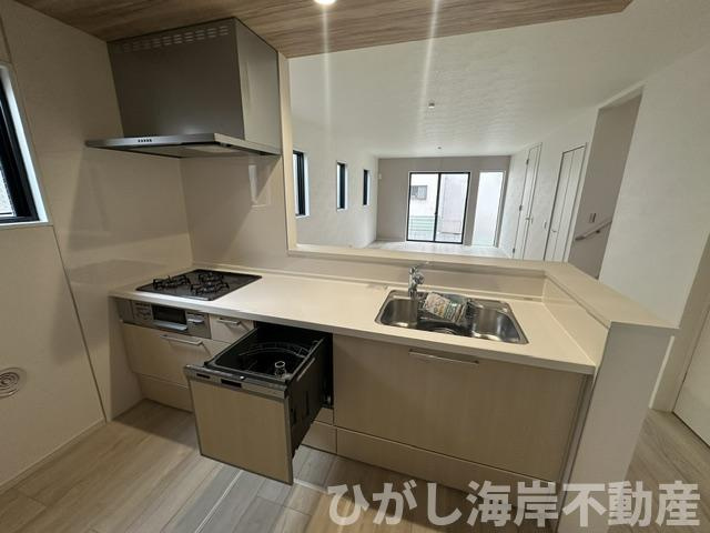 茅ヶ崎市柳島２丁目　新築戸建　全２棟のキッチン|キッチンスペース