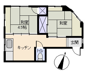熱海市　栗原ビル3Fの間取り