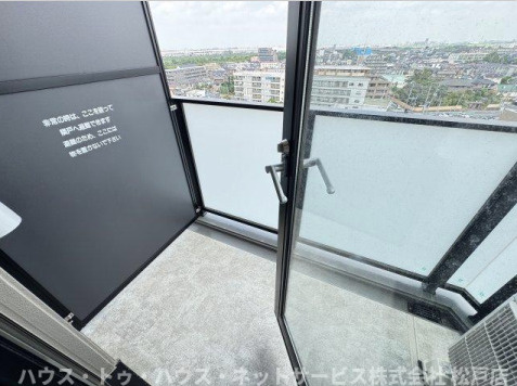 S-RESIDENCE松戸Iriseのバルコニー