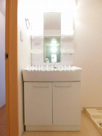 アズールⅠの洗面所|当社、チルホームのHPもご覧ください(^^)/物件情報多数♪