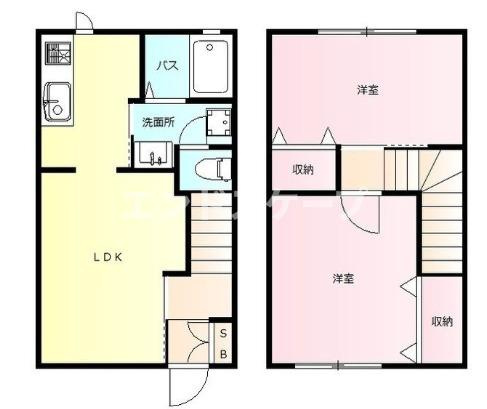 ウェル　コリーヌの間取り|高崎、前橋のお部屋探しはエンドスケープまで！お客様の理想お聞かせ下さい♪