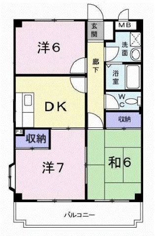 ＭＡＮＳＩＯＮ　ＬＯＴＵＳの間取り