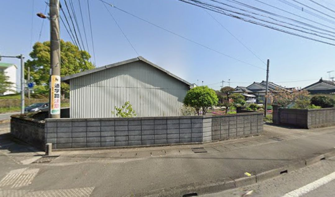 都城市上水流町の売地の外観