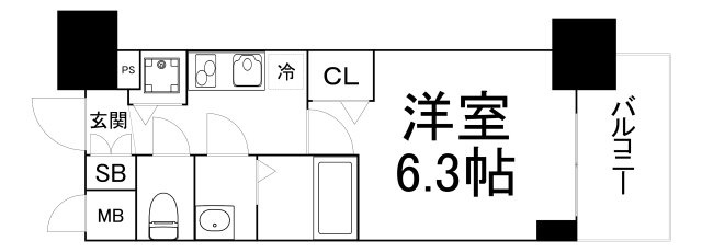 【間取り】 | プレサンス大阪城公園ネクサス