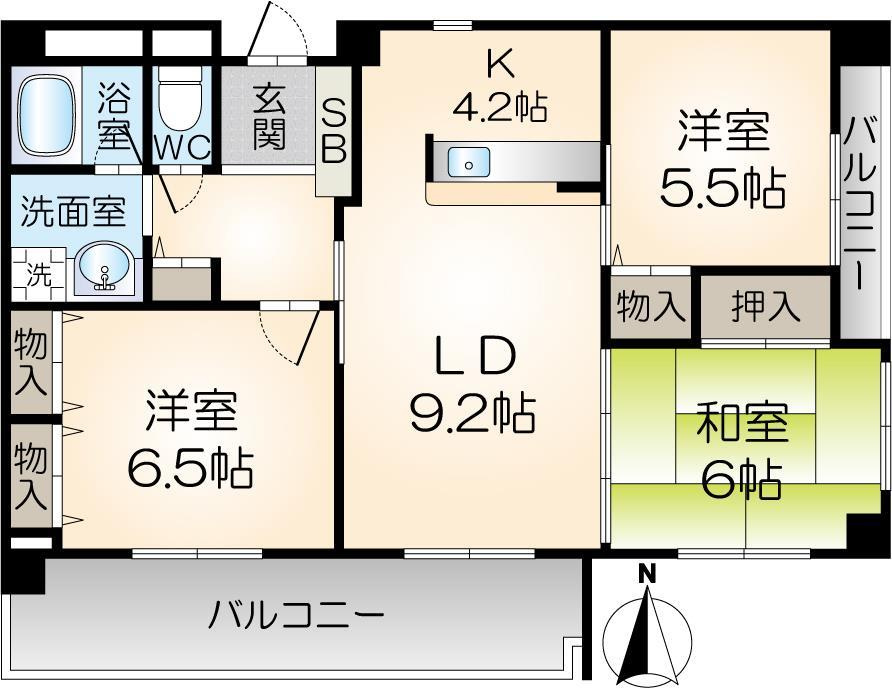 パルコートの間取り