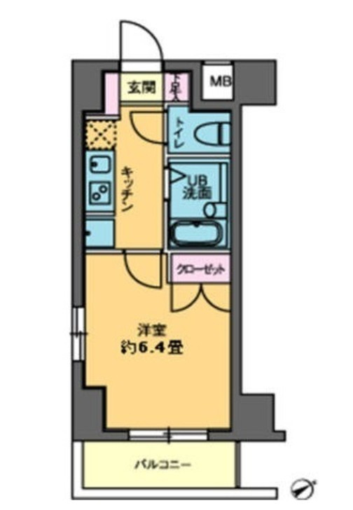 カスタリア要町の間取り