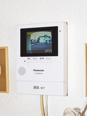 【セキュリティ】 | タウンハウス今寺1 | カラーモニター付インターホン