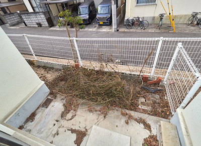 【庭】 | タウンハウス今寺1 | 西面専用庭
