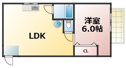 【間取り】 | ターフィーズフラット大今里　仲介手数料無料