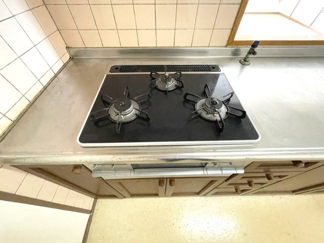 ライオンズマンション岡山内山下の設備|ガスコンロです。