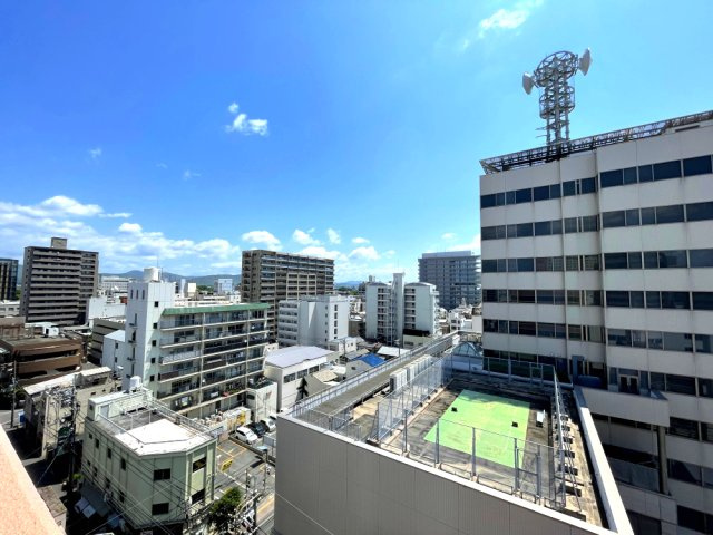 ライオンズマンション岡山内山下の展望|バルコニーからの眺望です。