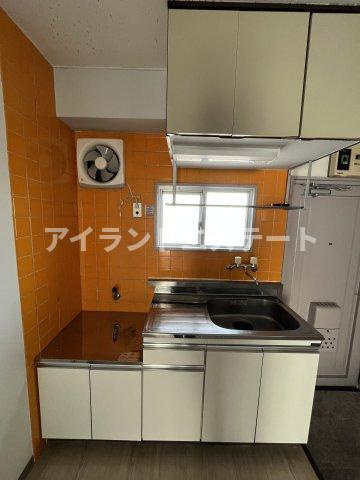 チェリーハイツ　ペット相談　2人入居可　最上階のキッチン