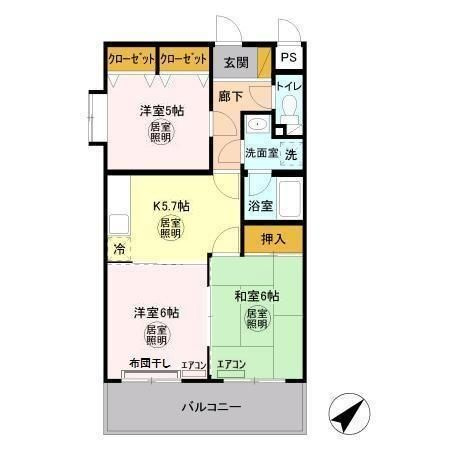 【間取り】 | グランデージ長浦