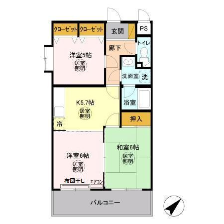 【間取り】 | グランデージ長浦