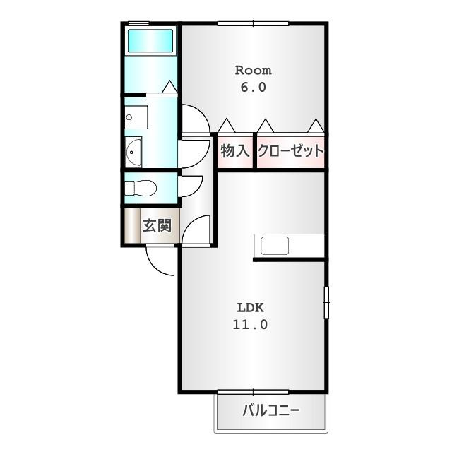 アリコ・ルージュ Bの間取り|他社様掲載物件もまとめてご紹介、ご案内可能です(^^)/