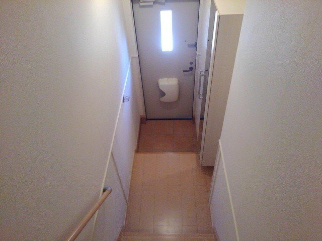 落ち着いた玄関です