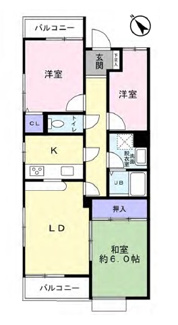 【間取り】 | ダイアパレス浦和埼大通り