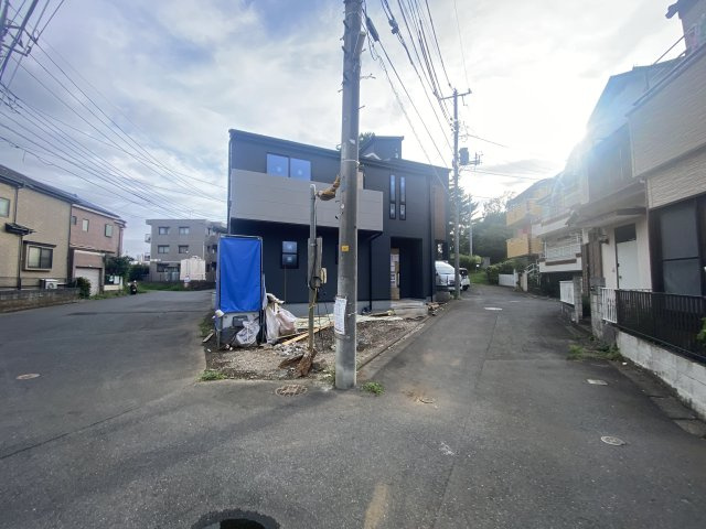 新座市石神3丁目第5の前面道路含む現地写真