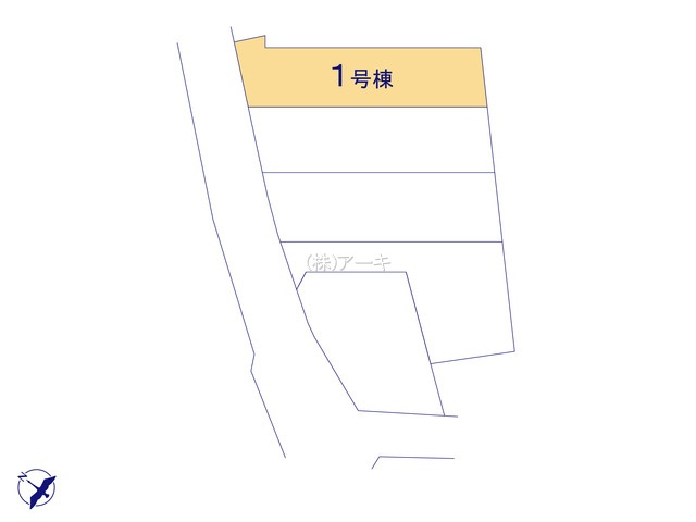 刈谷市井ヶ谷町中切18-1『仲介手数料無料』新築一戸建て・建売の区画図