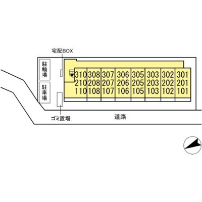 【区画図】 | East Side Residence 2