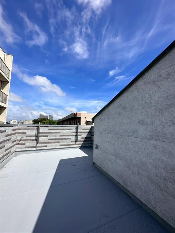 中丸子戸建のバルコニー