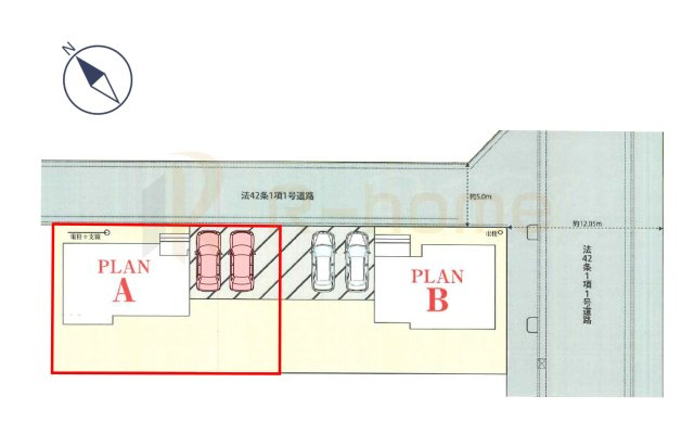 つくば市高野台3丁目　新築戸建て　A号棟の区画図|大きなお買い物だからこそ、メリット・デメリットを伝えさせて頂きます。
R-homeにお任せください♪