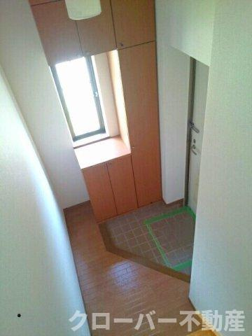 レインボーハイツＡの玄関