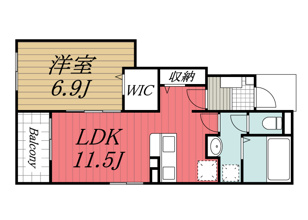 【間取り】 | ベルウッド八街　Ⅴ