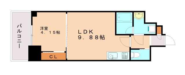 プレジオ神戸長田の間取り