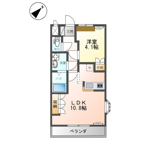 ジャルディニエールＣの間取り