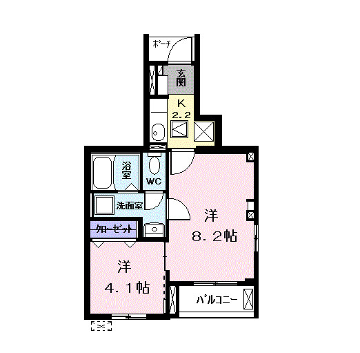 ネオ レクサス Ⅰの間取り