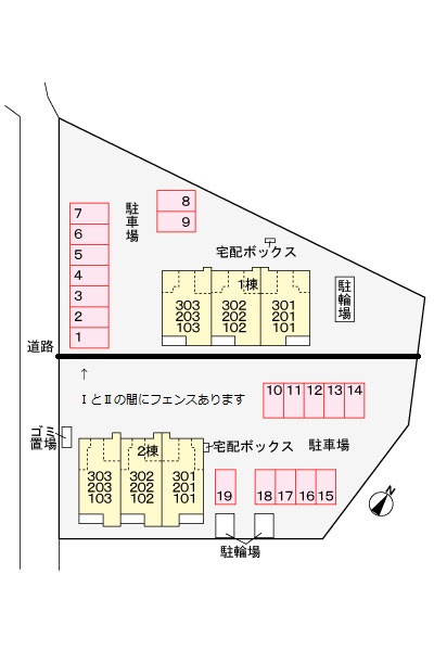 ネオ レクサス Ⅰの区画図
