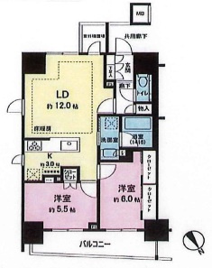 オープンレジデンシア四谷坂町の間取り