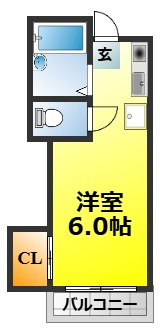 JMオレンジハイツの間取り