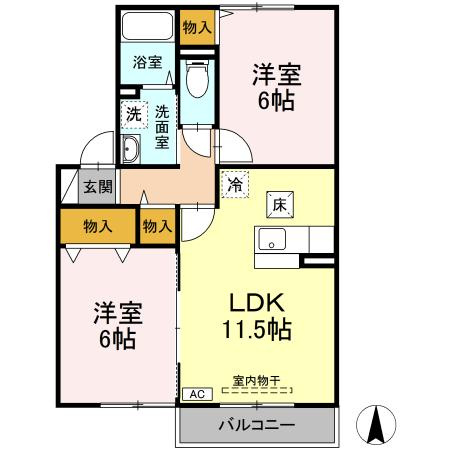 メイユールＭＳの間取り