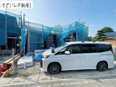 【外観】 | blooming garden久喜市栗原　【平屋】新築住宅 | ≪2号棟≫
現地(2026年7月撮影)