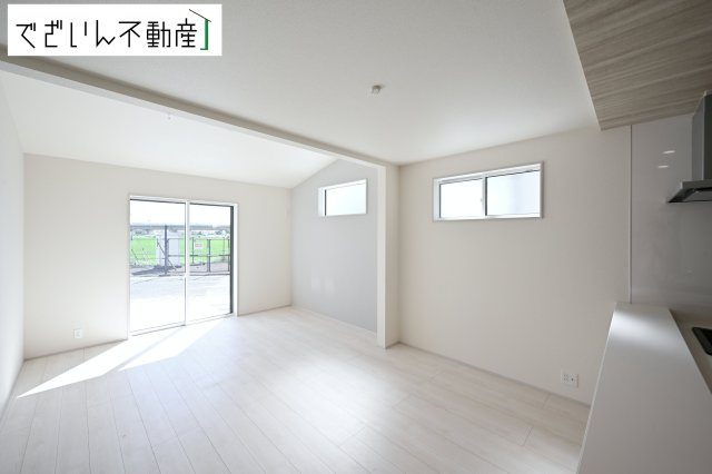 【キッチン】 | blooming garden久喜市栗原　【平屋】新築住宅 | ≪2号棟≫
現地(2026年9月撮影)